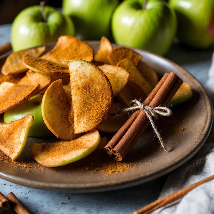 Cinnamon-spiced apple bites