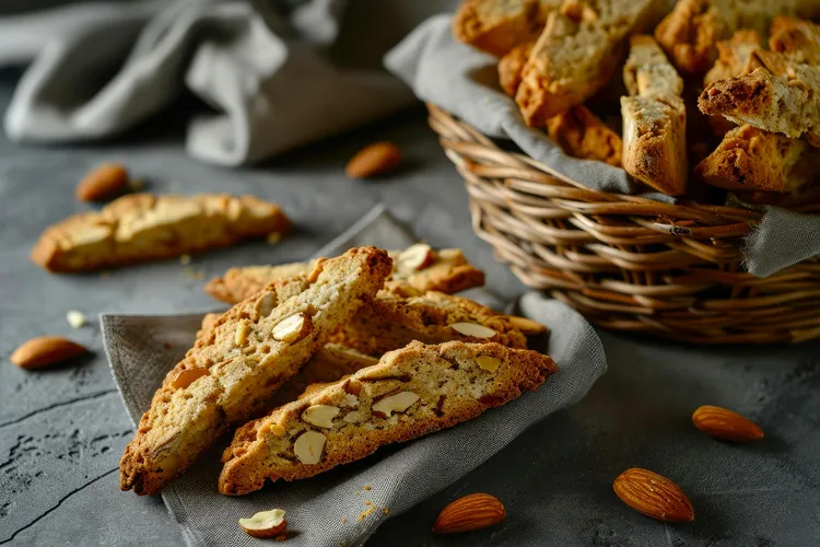 Clove and almond shortbread