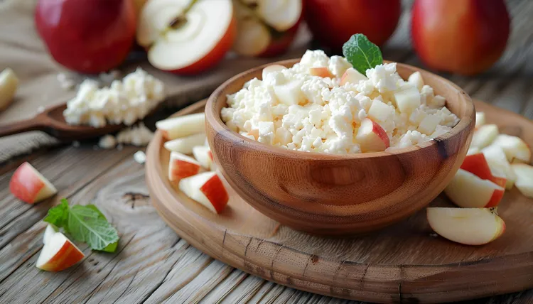 Apple cottage cheese