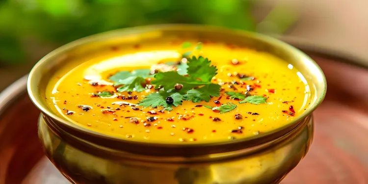 Curried apple and leek soup