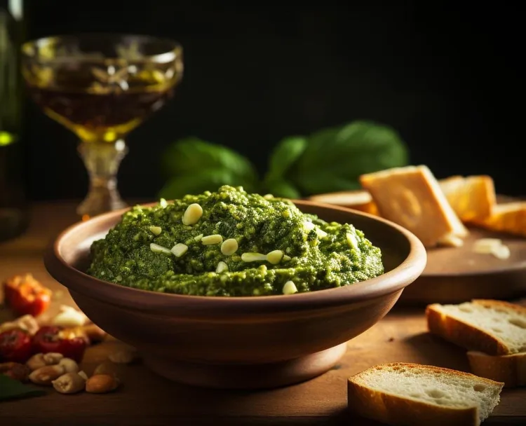 Broccoli and mint pesto