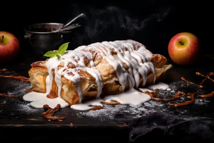 Easy apple strudel
