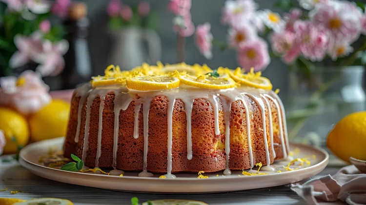 Flourless lemon buttermilk cake