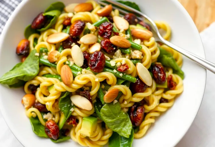 Green bean and avocado salad