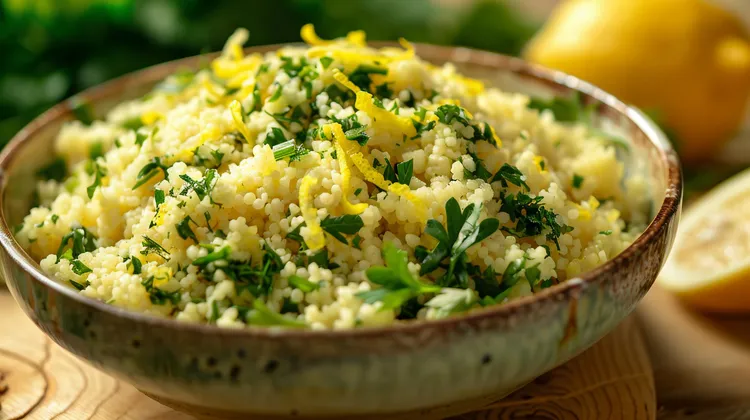 Herb and lemon couscous