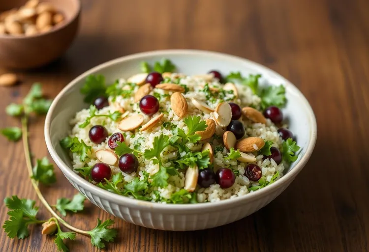 Herbed rice salad