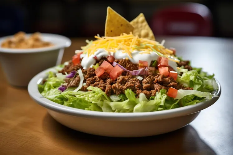 Keto taco salad