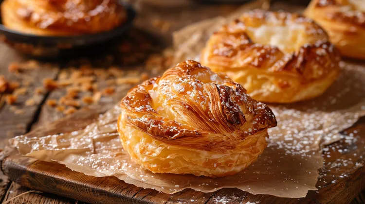 Mini almond galettes