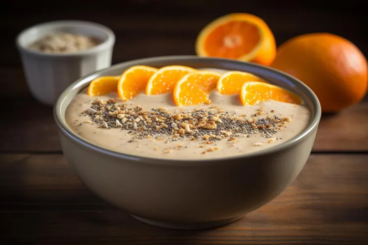 Orange creamsicle chia pudding