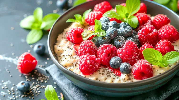 Chia seed overnight oatmeal