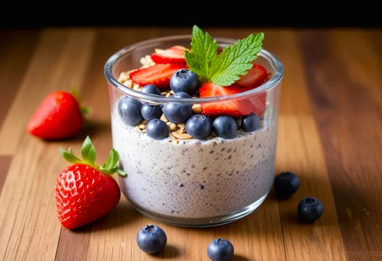 Chia berry breakfast bowl