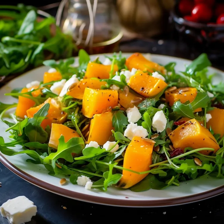 Pumpkin & rocket salad