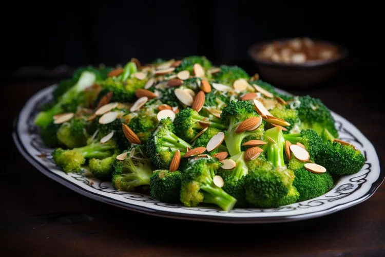 Raw broccoli salad