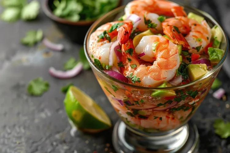 Shrimp & avocado cocktail