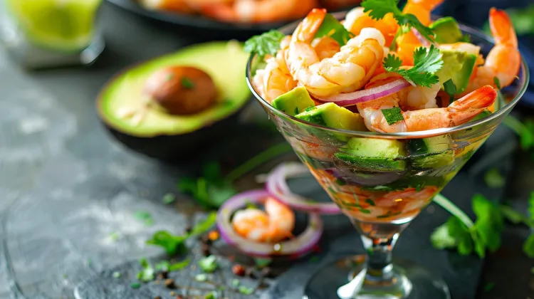 Shrimp & avocado cocktail