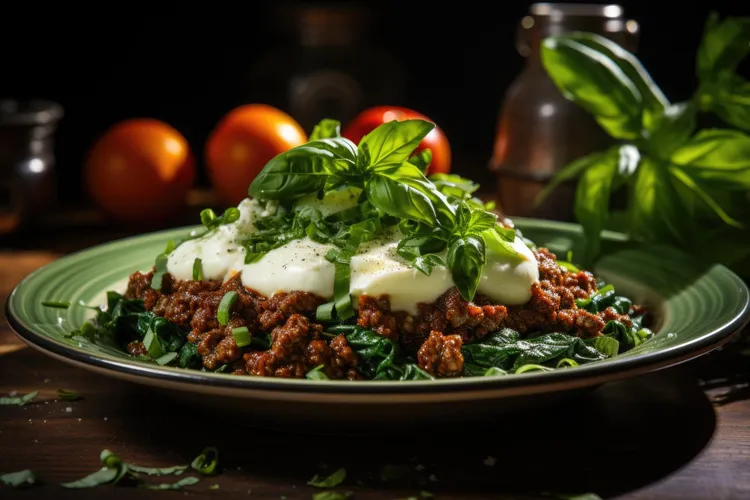 Ground beef taco salad