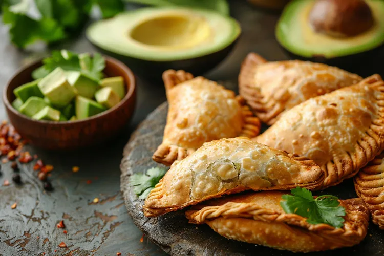 Spicy pork & olive empanadas