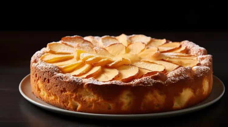 Honey and apple cake