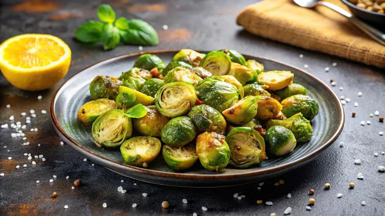 Coconut brussel sprouts