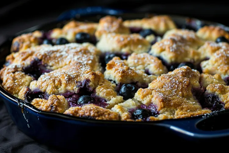Baked blueberry peach oatmeal delight