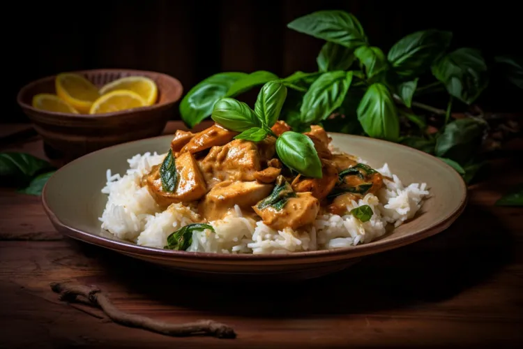 Basil cashew chicken