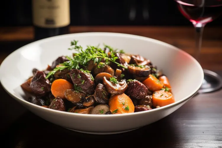 Beef bourguignon