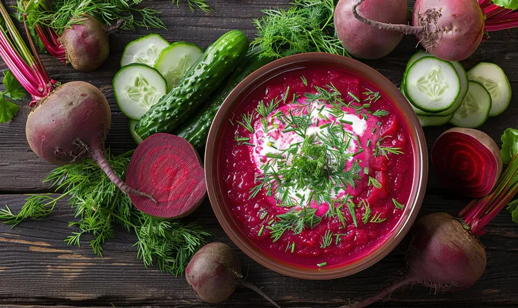 Beet gazpacho