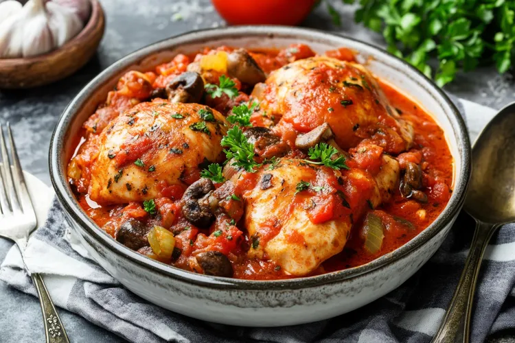 Chicken cacciatore