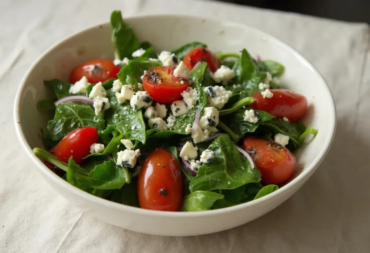 Blue cheese and veggie salad