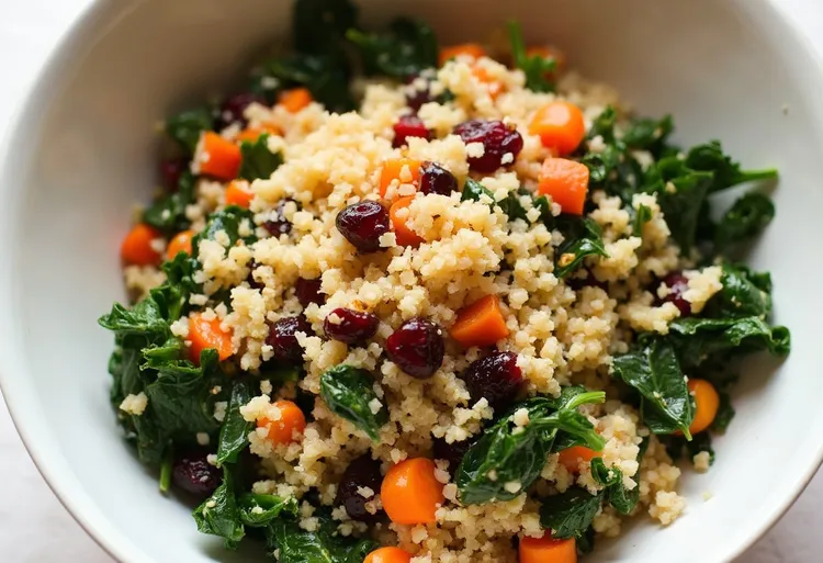 Bulgur salad with cranberries