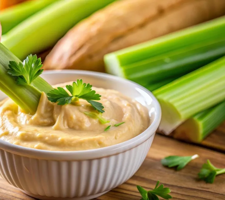 Celery & hummus