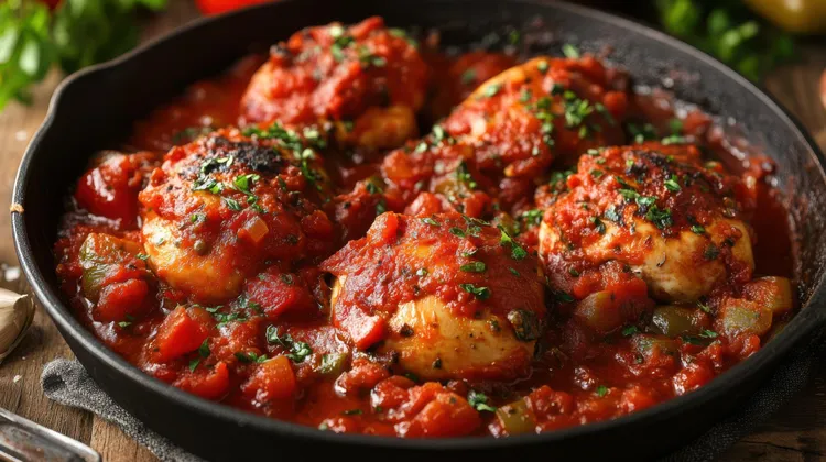 Chicken cacciatore