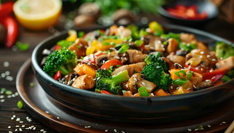 Paprika chicken stir-fry