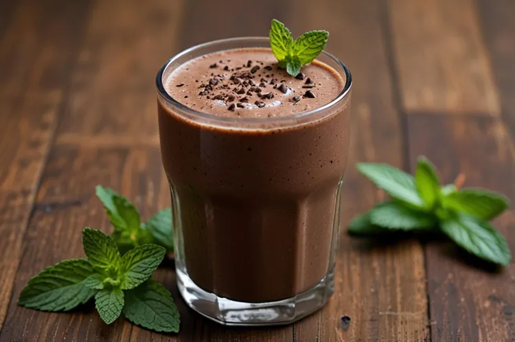 Chocolate black bean smoothie