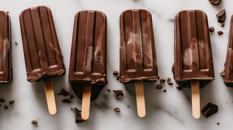 Coconut and avocado iceblocks
