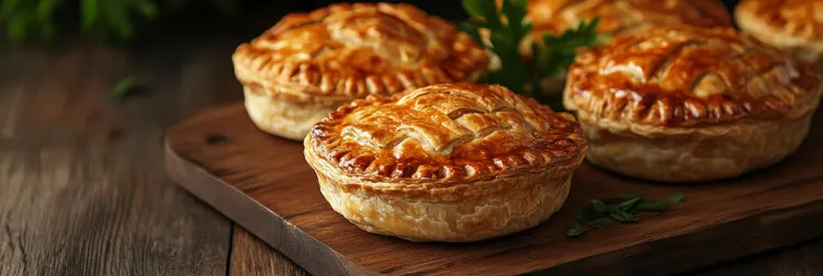 Country-style chicken pies