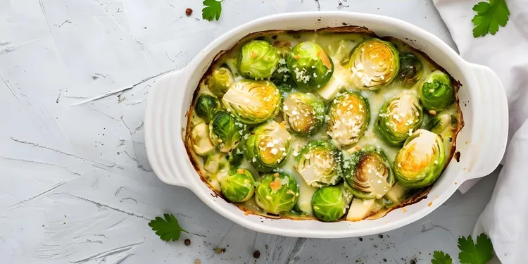 Lemon-butter braised brussels sprouts