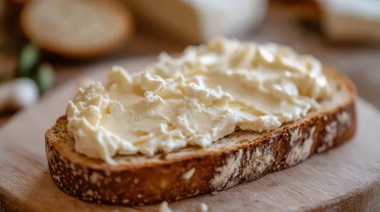 Cream cheese and honey multi-grain toast