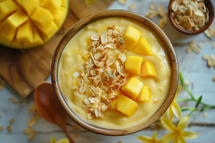 Mango smoothie bowl