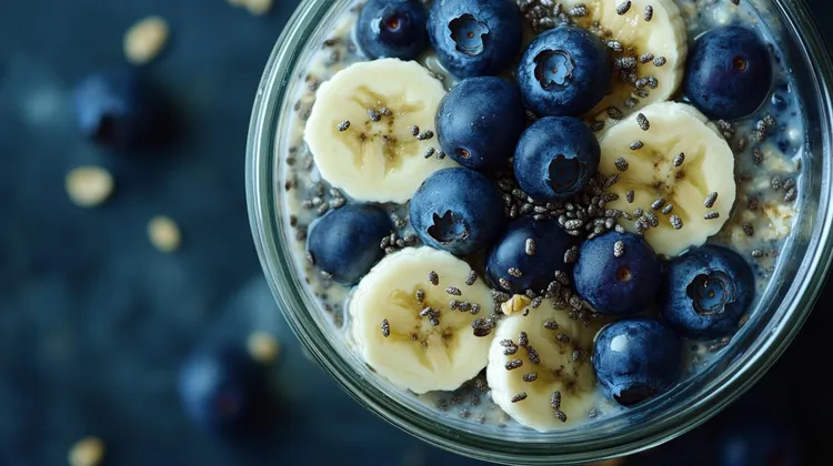 Dairy-free berry banana chia yogurt parfait