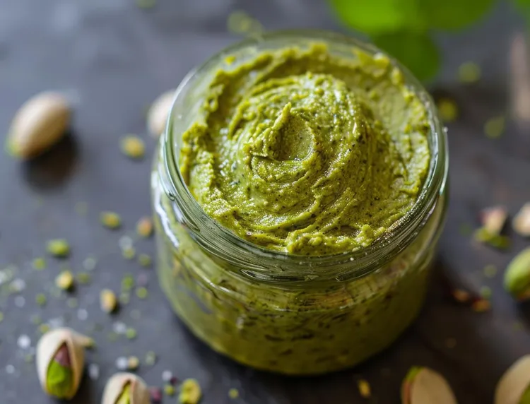 Dijon pistachio dressing/dip