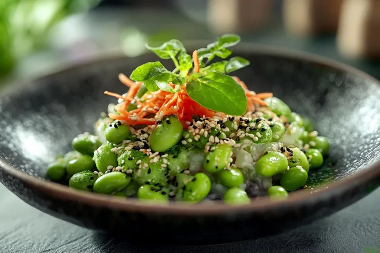 Edamame sesame bowl