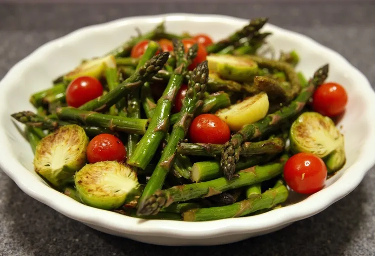 Garlic & lemon roasted vegetable medley