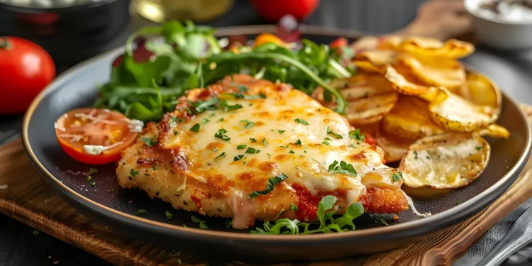 Herbed balsamic chicken with blue cheese