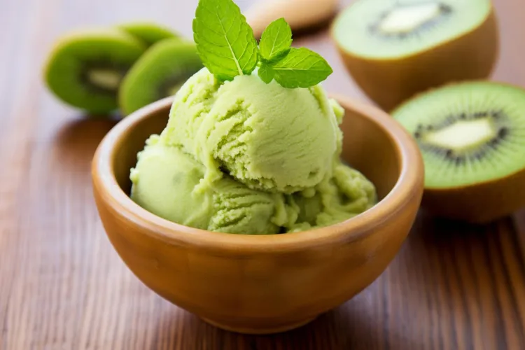 Kiwi sorbet