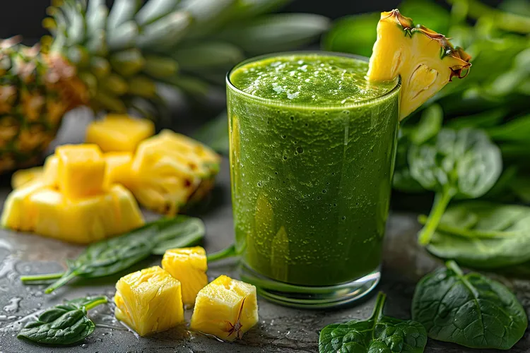 Powerful pineapple mango smoothie