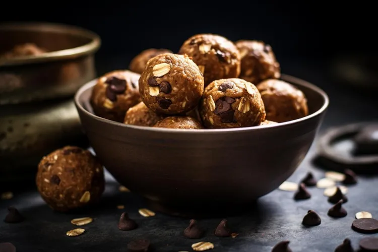 No-bake peanut butter oatmeal energy bites