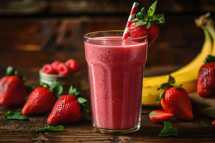 Paleo tropical breakfast smoothie
