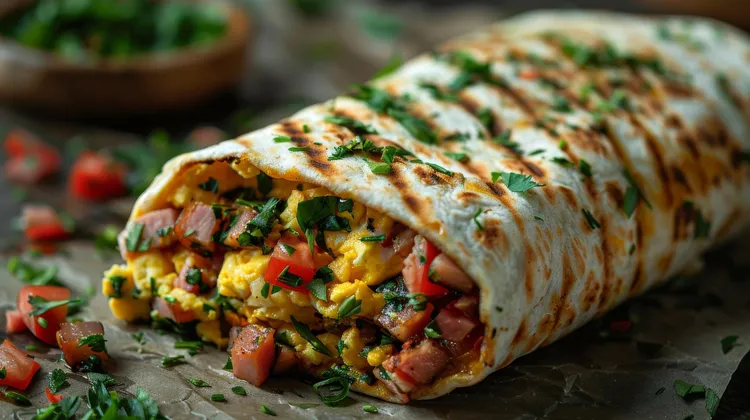 Protein breakfast burrito