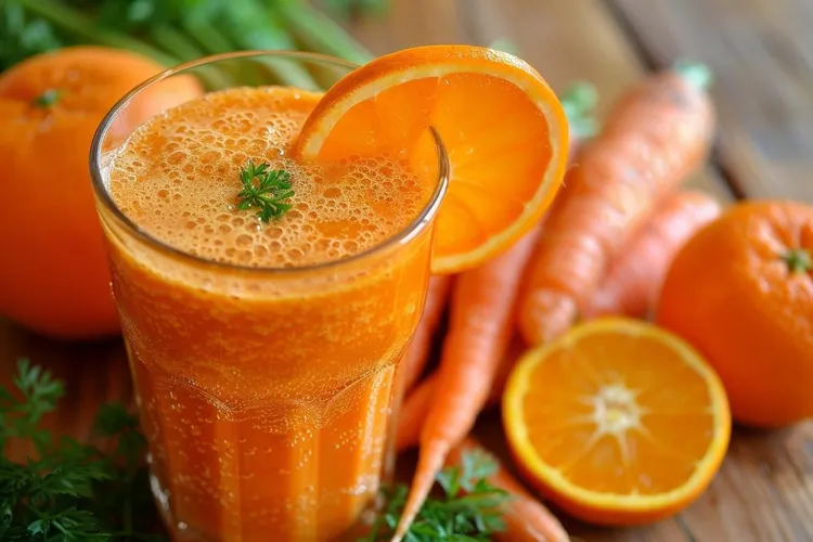 Carrot-orange-grapefruit juice